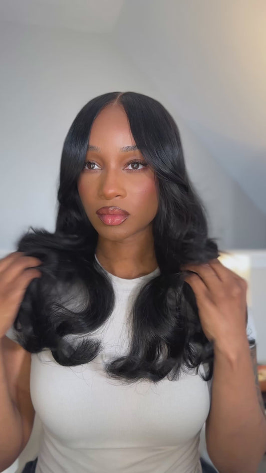 MONACO VIRGIN  BODY WAVE HAIR - 2 BUNDLE SET- CUSTOM MADE (UP TO 5OZ BUNDLES)