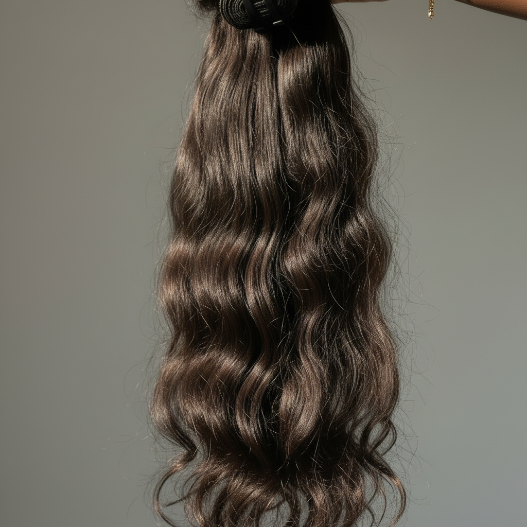 PERU WAVY RAW - 2 BUNDLE SET - CUSTOM MADE (5OZ BUNDLES) 43 Extension